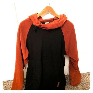 Melanzana micro grid hoodie men's L